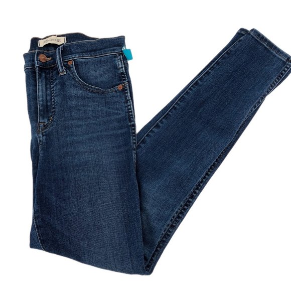 Madewell Blue High-Rise Skinny Jeans | Stylish and Versatile - Picture 1 of 6